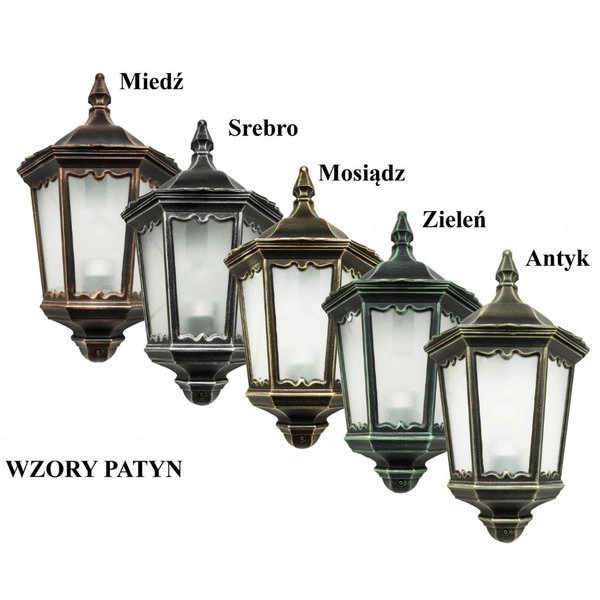 Lampa wisząca zewnętrzna Retro Maxi Kwadrat K 1018/1/BD KW | czarny