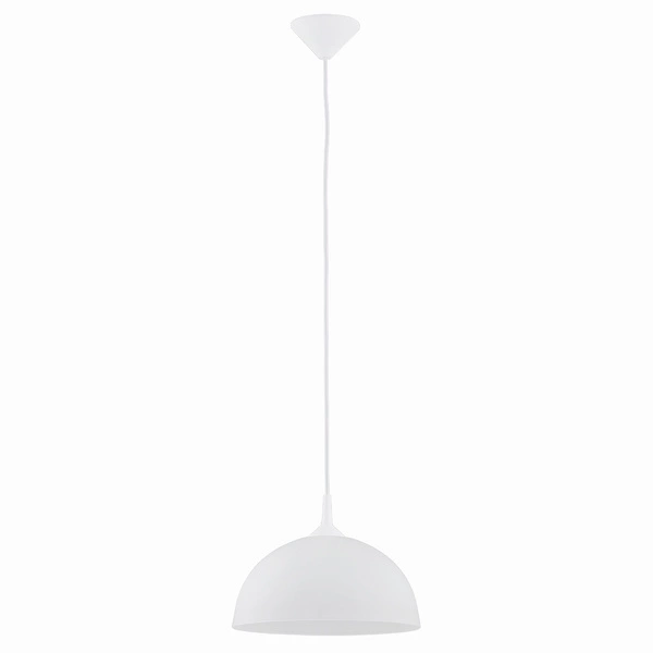 Lampa wisząca ALFA ALBERT BIAŁA 1xE27 30cm | 9192