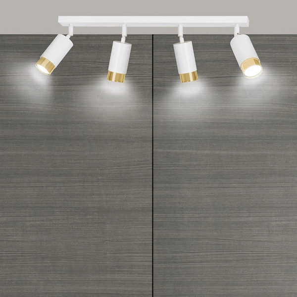Lampa sufitowa Emibig HIRO 4 WH/GOLD 963/4