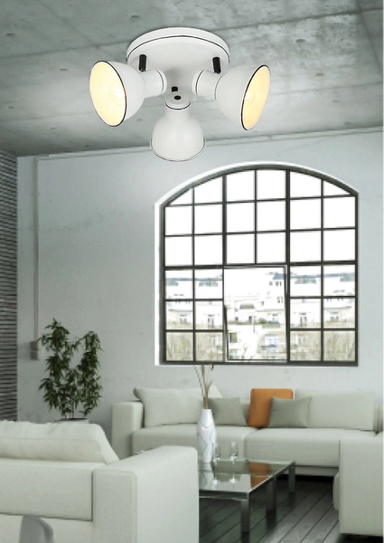 Lampa sufitowa ZUMBA 3xE14 biały/czarny 98-72160
