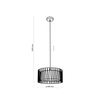 Nowoczesna lampa wisząca HARMONY BLACK 1654 1xE27 1654
