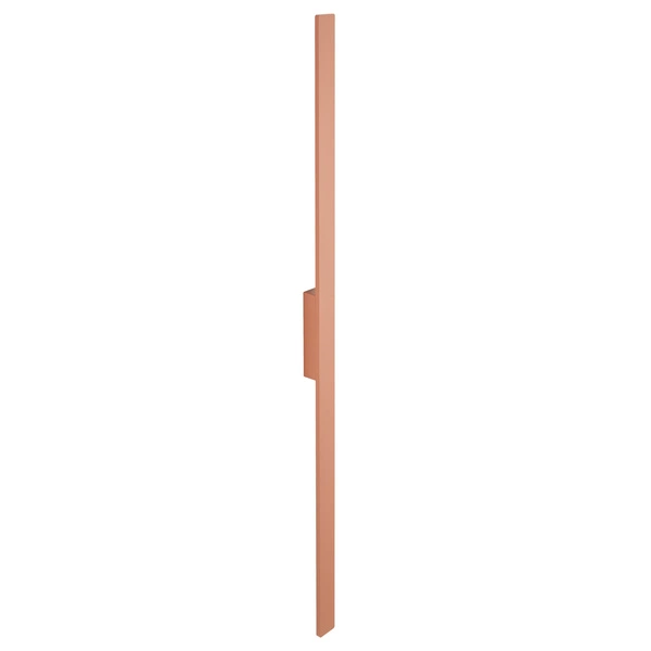 Zewnętrzny kinkiet DEMI LED L 24W 3000K 1500lm wys.144cm szer.5.2cm IP54 | Brick red 11561