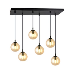 Lampa wisząca Emibig COSMO 6 BL MIODOWY 713/6
