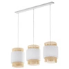 BOHO NEW WHITE LAMPA WISZĄCA 3 PŁ LISTWA 5654