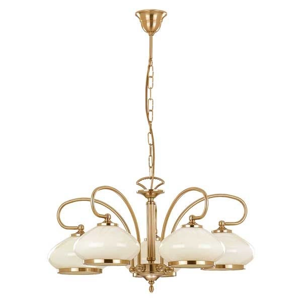 Żyrandol ALFA ASTORIA ZŁOTA 5xE27 60cm | 5321