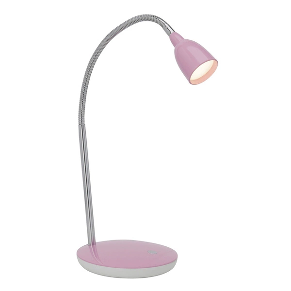 Lampa stojąca Brilliant Anthony x Chrom Satynowany Plastik/Metal