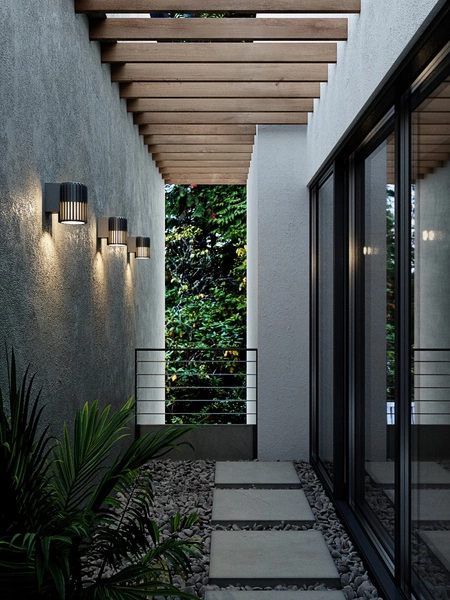 Kinkiet ALUDRA E27 15W Aluminium | Seaside czarny