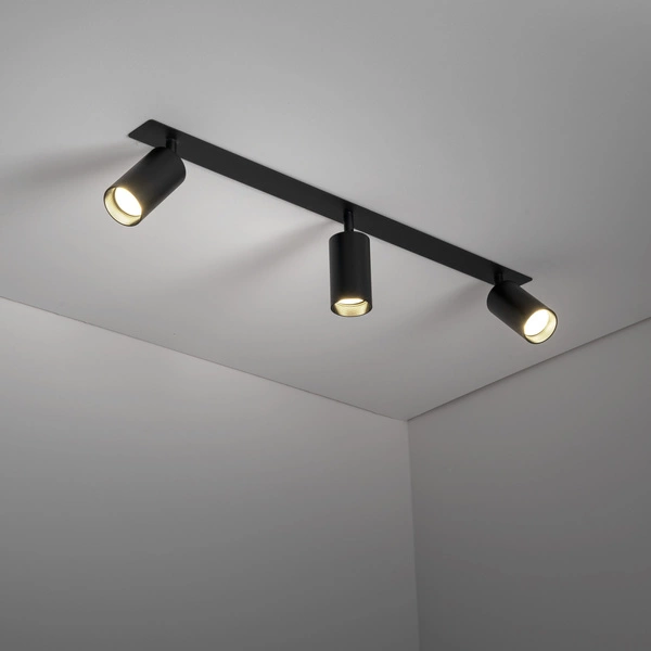 AMIS BLACK 3XGU10 PODTYNKOWY