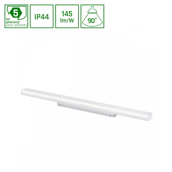 ALLDAY INSPIRE ONE KINKIET IP44 840 17W 230V 560mm 90st BIAŁY