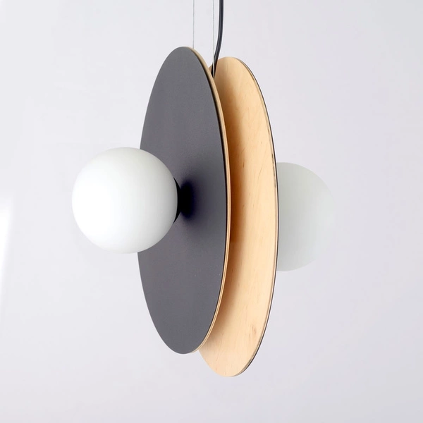 Lampa wisząca Emibig SOHO 2 BL OPAL 1303/2