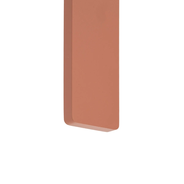 Zewnętrzny kinkiet DEMI LED L 24W 3000K 1500lm wys.144cm szer.5.2cm IP54 | Brick red 11561