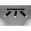 Nowoczesna lampa sufitowa DIREZIONE 3 SL.0501 Czarna 3xGU10