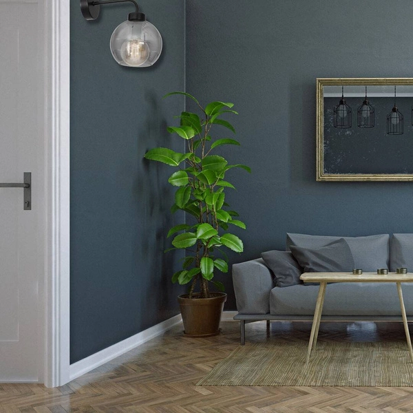 Nowoczesna lampa ścienna kinkiet SOFIA SMOKED MLP6571