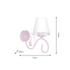 Kinkiet SARA PINK 1xE14 MLP1050