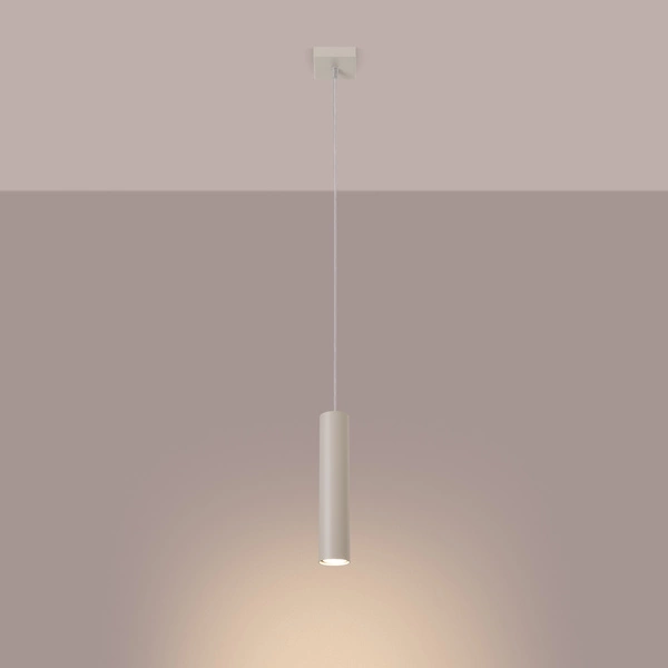 Lampa wisząca LAGOS 1 beżowa