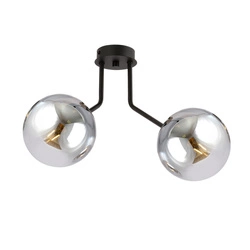 Lampa sufitowa Emibig NOVA 2 Czarny/GRAFIT 1140/2