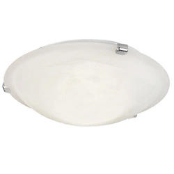 Lampa sufitowa PETRI E27 60W Szkło | Biały