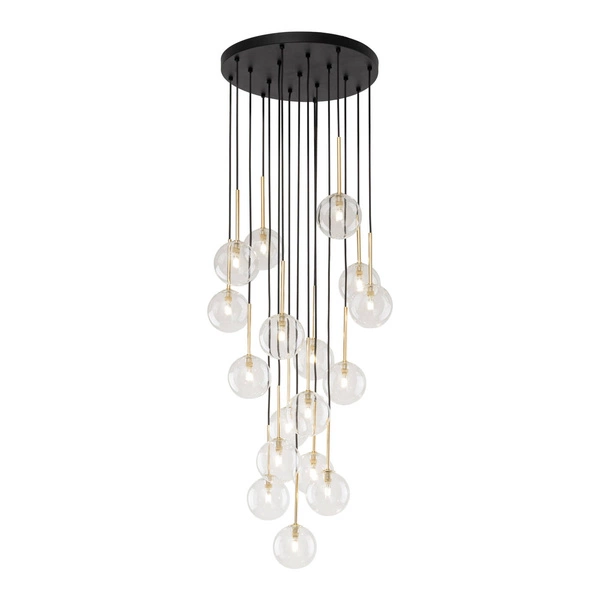 NILOS BLACK / GOLD LAMPA WISZACA 17 5945