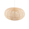 Lampa wisząca RATTAN L śr. 79cm E27 | naturalne drewno/biały 11155