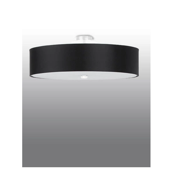 Lampa sufitowa SKALA SL.0762, 50cm, czarna, 5x60W E27