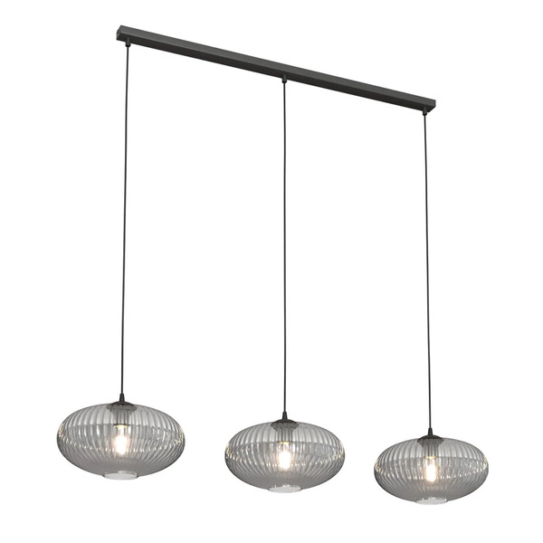 Lampa wisząca Emibig COCO 3 BL GRAFIT 1377/3