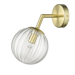 Kinkiet Arette, złoty/transparentny, 1x40W G9