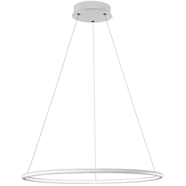 Lampa wisząca okrąg pierścień 40cm ORION WHITE LED barwa ciepła 3000K