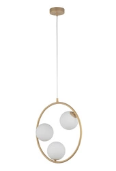 Lampa Sigma AQUA 3 lampa wisząca złoty beż 33415