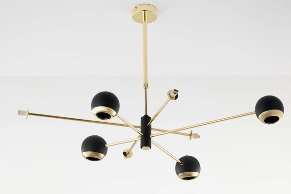 Nowoczesny Żyrandol MOKA wys. 47-69cm 4xG9 4xGU10
14W IP20 | Złoty