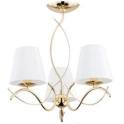 Lampa sufitowa ALFA MONZA ZŁOTA 3xE14 68cm | 27613