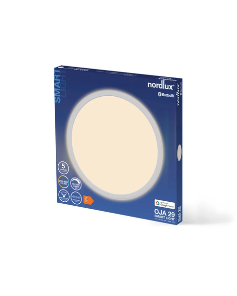 Lampa sufitowa OjaSmart LED 2700-6500K Biała zmienna (CCT) Plastik | Biały