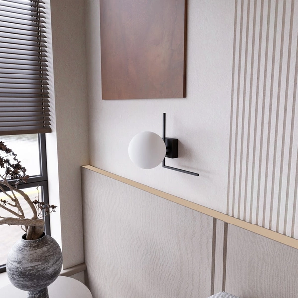 Lampa sufitowa Emibig IMAGO 1G Czarny/OPAL 1130/1G