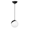 Lampa wisząca SFERA, MLP5739, czarny/biały, 1x40W E14