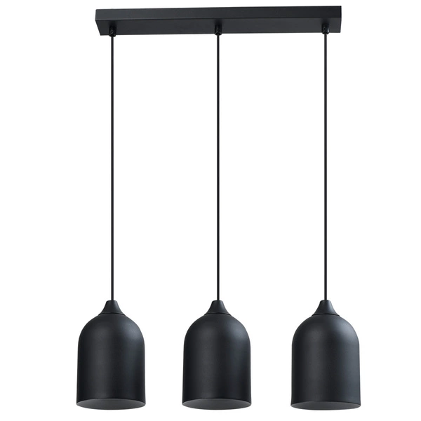Metalowa lampa wisząca Nilo czarna 3xGU10