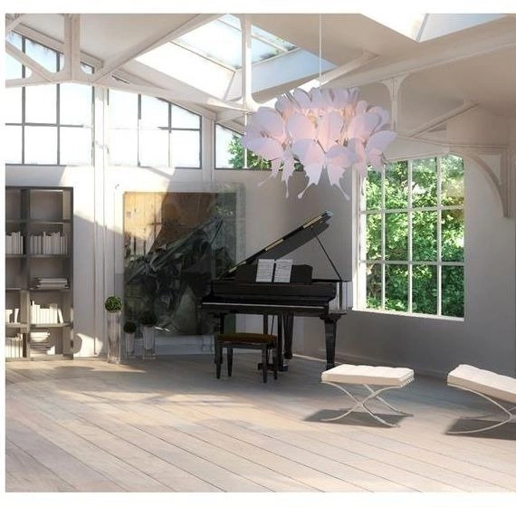 Młodzieżowa lampa FARFALLA 1 motyle różowa