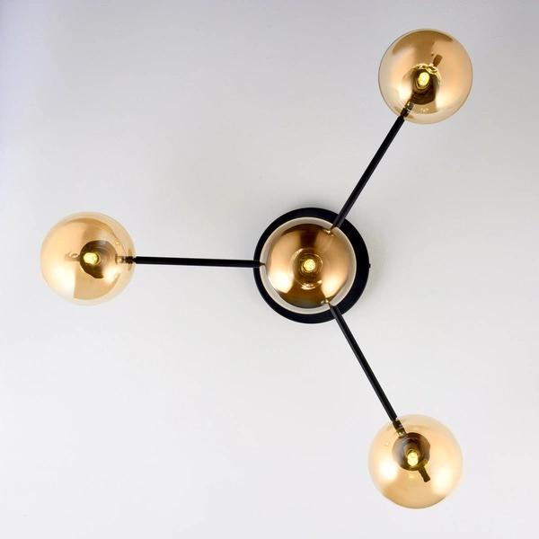 Nowoczesna Lampa sufitowa FIGARO wys. 34cm 4xG9 14W IP20 | Złoty