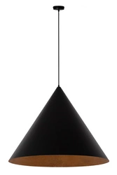 Lampa Sigma Vesuvio czarny/miedziany L 3xE27 41045