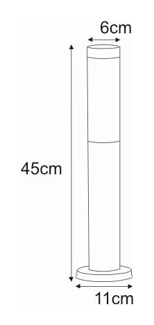 Lampa ogrodowa stojąca K-LP231-450 z serii ANICA
