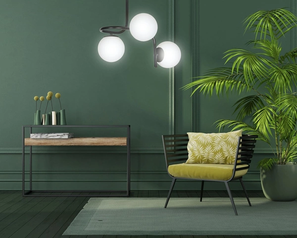 Lampa sufitowa Emibig KALF 3 Czarny 1030/3