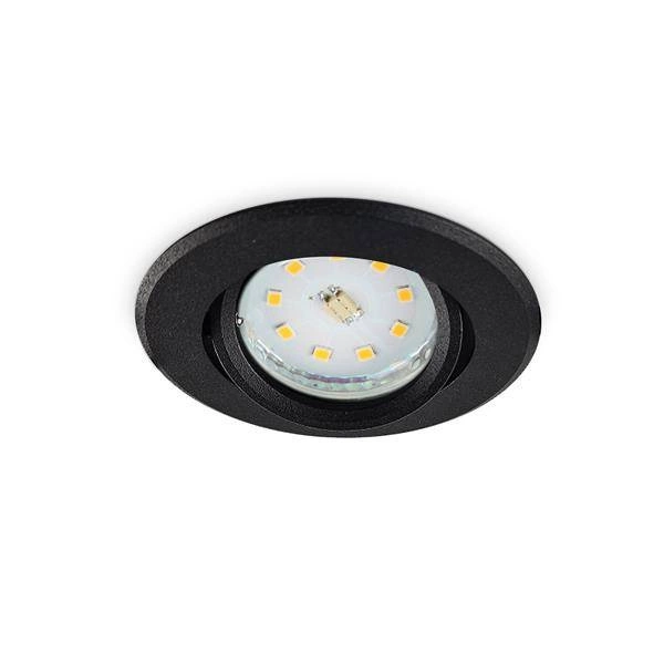 Oczko sufitowe OH29 śr. 86mm GU10 / MR16 | czarny