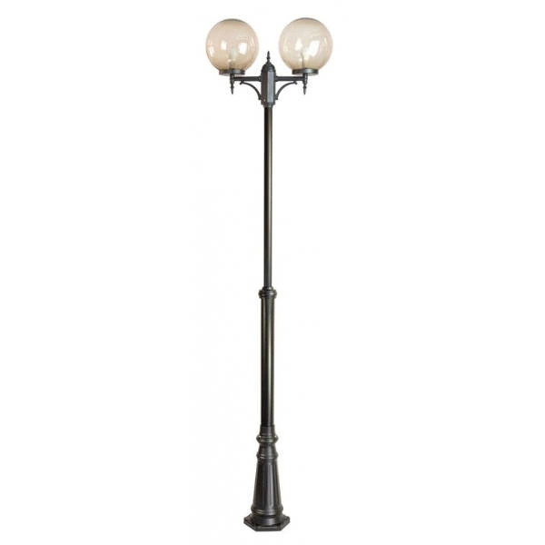 Lampa masztowa KULE CLASSIC OGMWN 2 300 latarnia 2-3metry IP43 | czarna