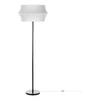 Lotus Lampa Podłogowa 1xE27 Max.60W Czarny/Czarny PVC/Szary 124640104