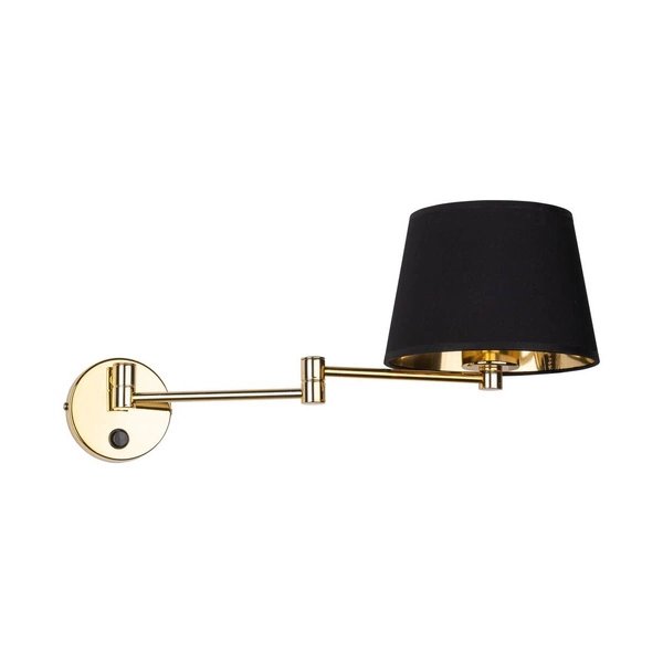 GLORY BLACK KINKIET 1 PŁ 6483