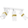 Nowoczesna lampa sufitowa VIDAR WHITE/GOLD 3xGU10 MLP6274