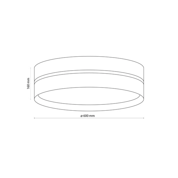 LINOBIANCO LAMPA SUFITOWA 4 PŁ 6578