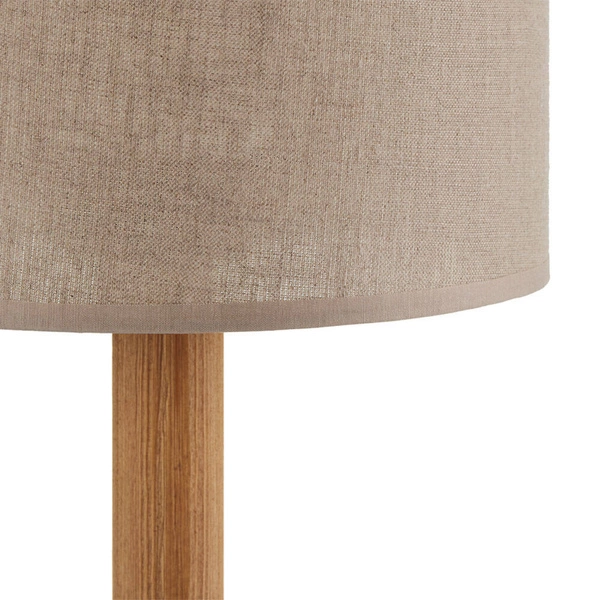 Lampka nocna DEVA NATURE 5192 1xE27 styl skandynawski | beżowa 5192