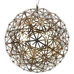 Lampa Wisząca Złota LED 35W Abruzzo Sofia Barwa Ciepła 50cm