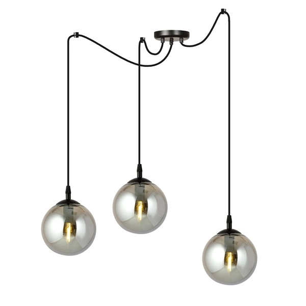 Lampa wisząca Emibig GIGI 3 BL GRAFIT 937/3