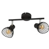Lampa sufitowa FLY listwa 92-61898 czarny/chrom 2xE14