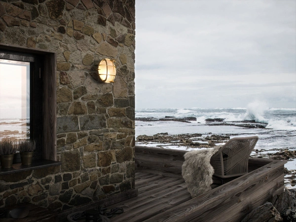 Kinkiet POLPERRO E27 12.5W Mosiądz